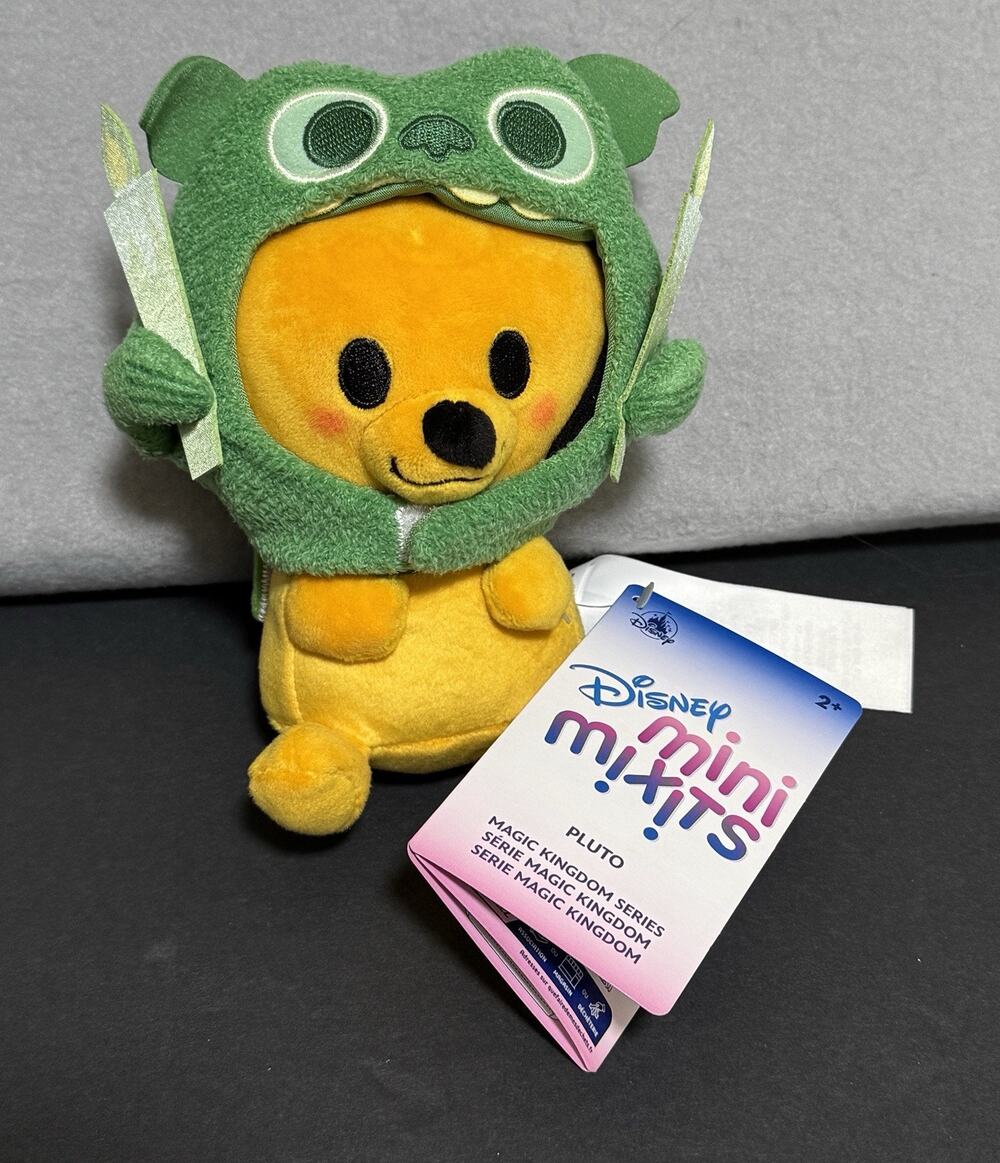 NEW Disney Parks Disney Mix-it’s Pluto W/detachable Hat Plush Haunted Mansion